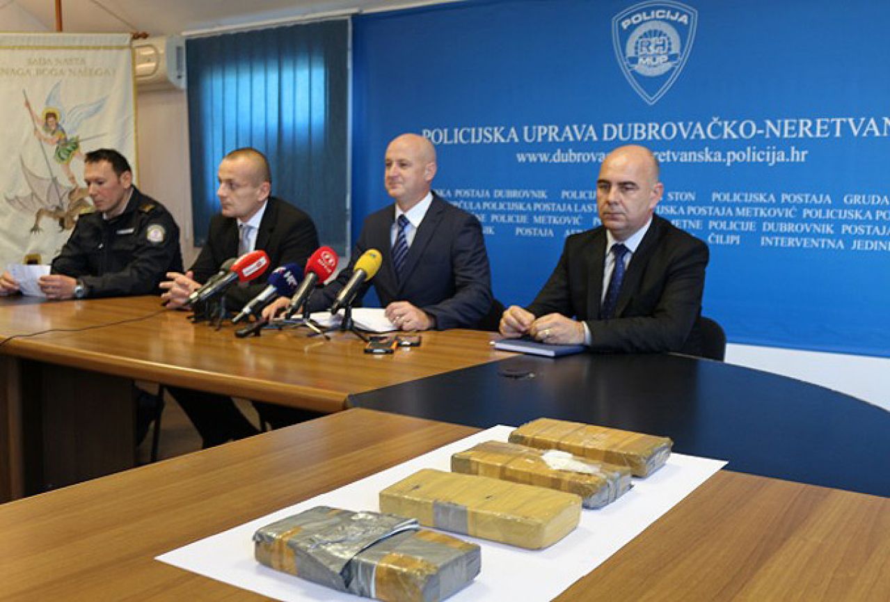 Dubrovačka policija zaplijenila kokain vrijedan dva milijuna KM