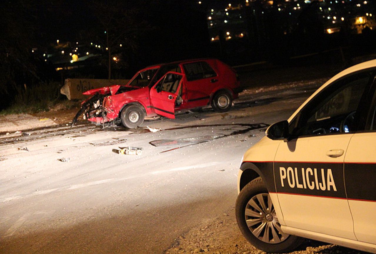 Težak sudar na ulazu u Mostar, ozlijeđene četiri osobe