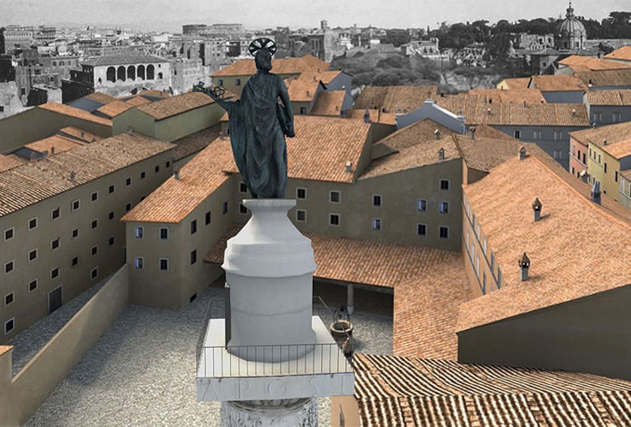 Nova 3D aplikacija prikazuje Rimski forum kroz stoljeća