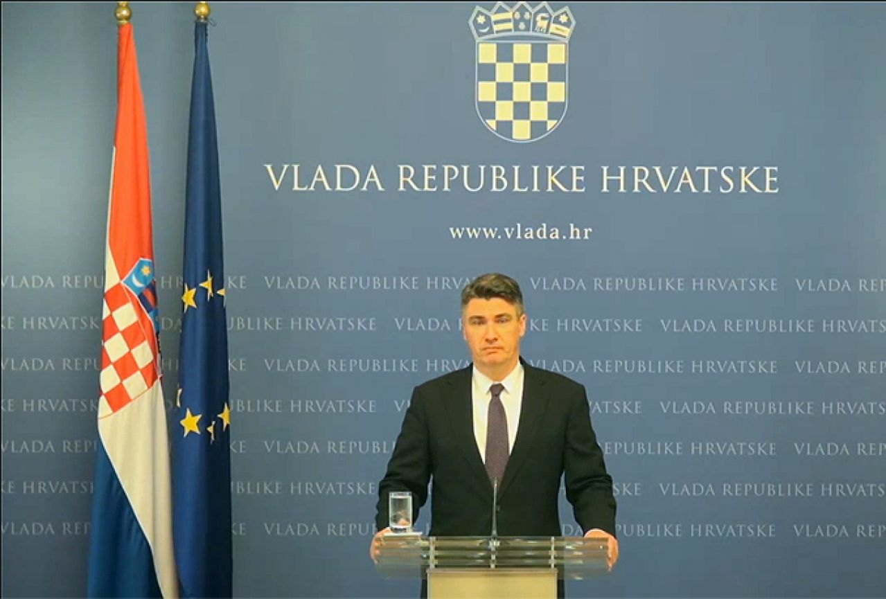 Milanović: Ne prepuštajte se malodušju i strahu, nema razloga za paniku