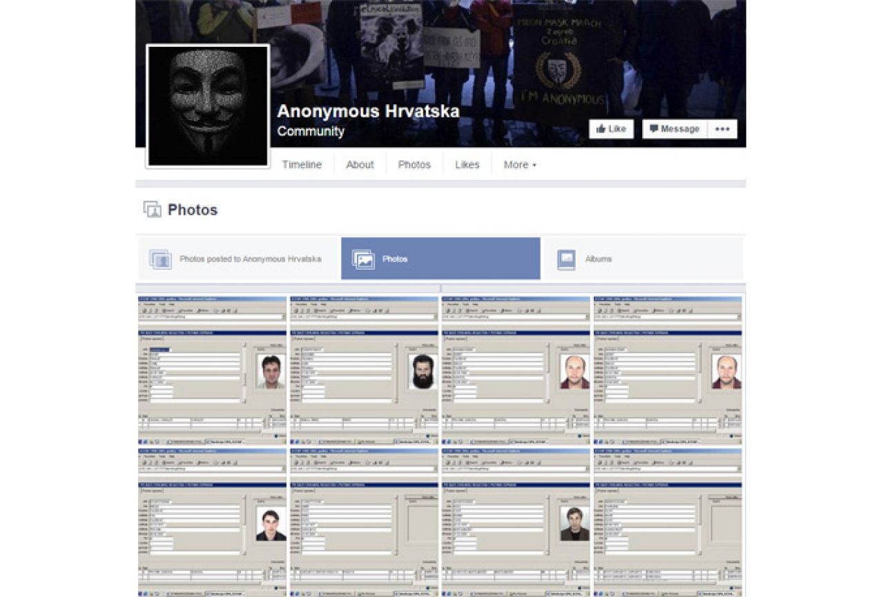 Službeni demant: Anonymousi nisu 'upali' u bazu podataka
