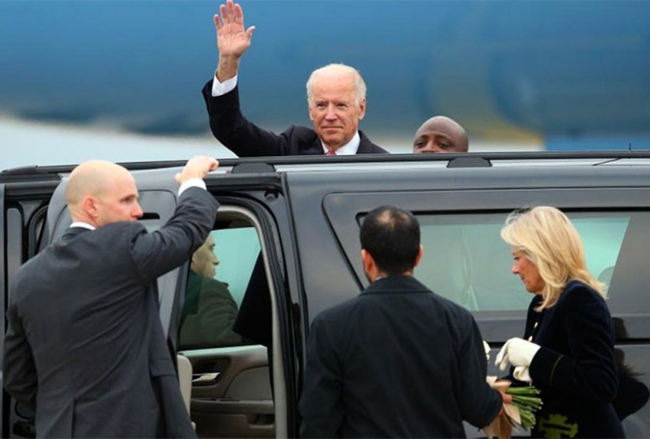 Potpredsjednik SAD-a Joe Biden doputovao u Zagreb na sastanak Brdo-Brijuni