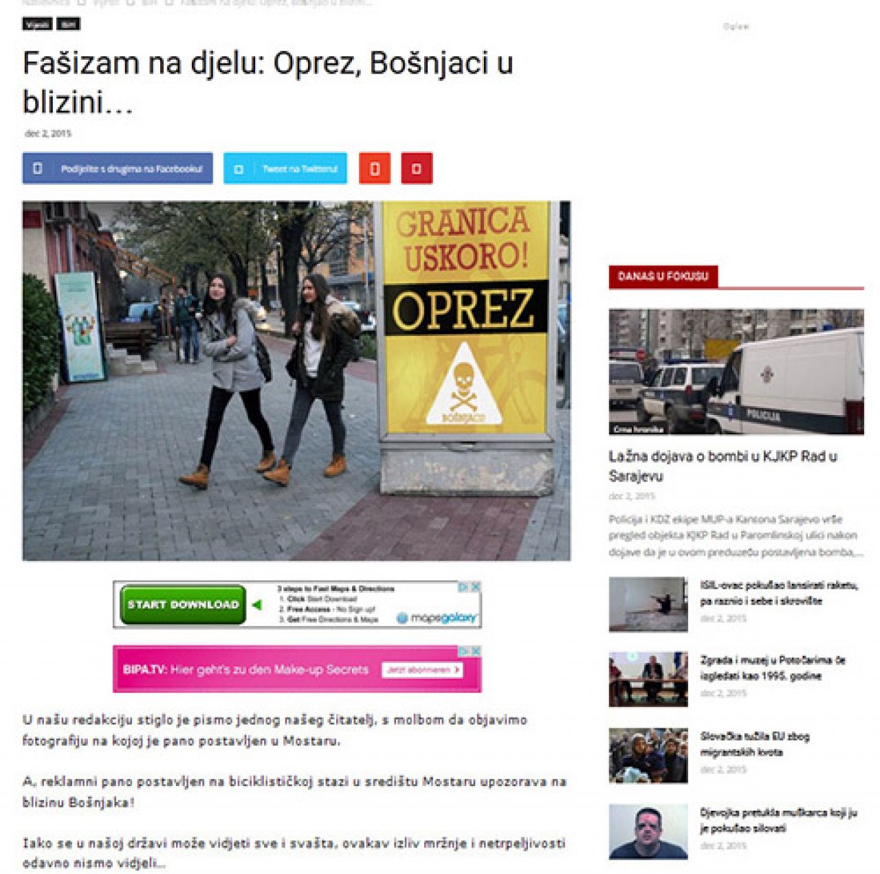 Dosta nam je podjela: Pojedini portali ''pali'' na fotomontaži i popljuvali Mostar