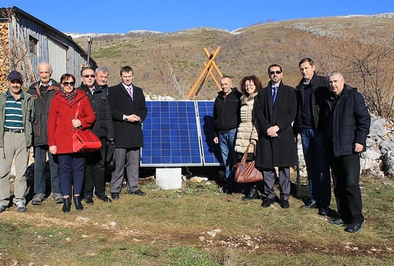 Na planini Ljubuši otvorena mini solarna elektrana