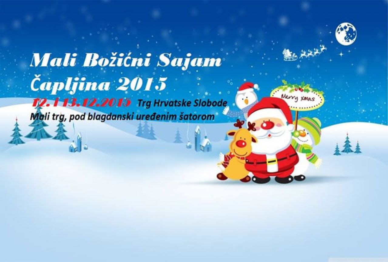 Mali božićni sajam i ove godine donosi blagdanski duh u Čapljinu