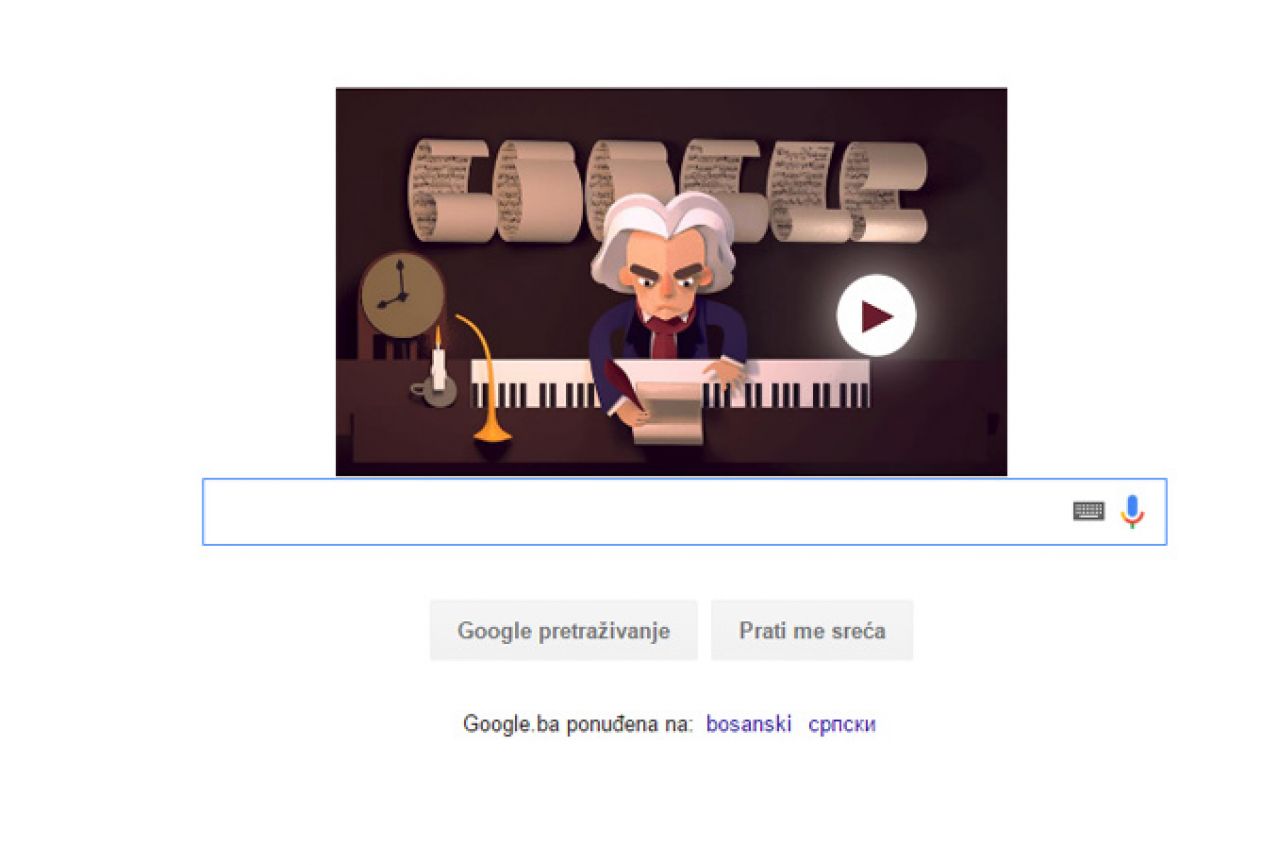 Googdle Doodle obilježava godišnjicu rođenja slavnog skladatelja