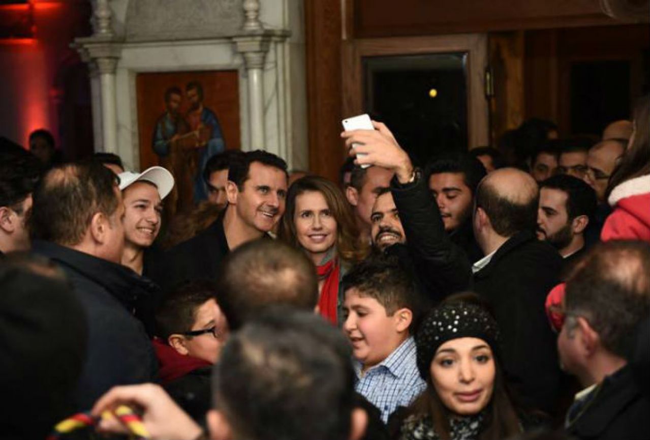 Bašar al-Assad iznenadio sve posjetom crkvi