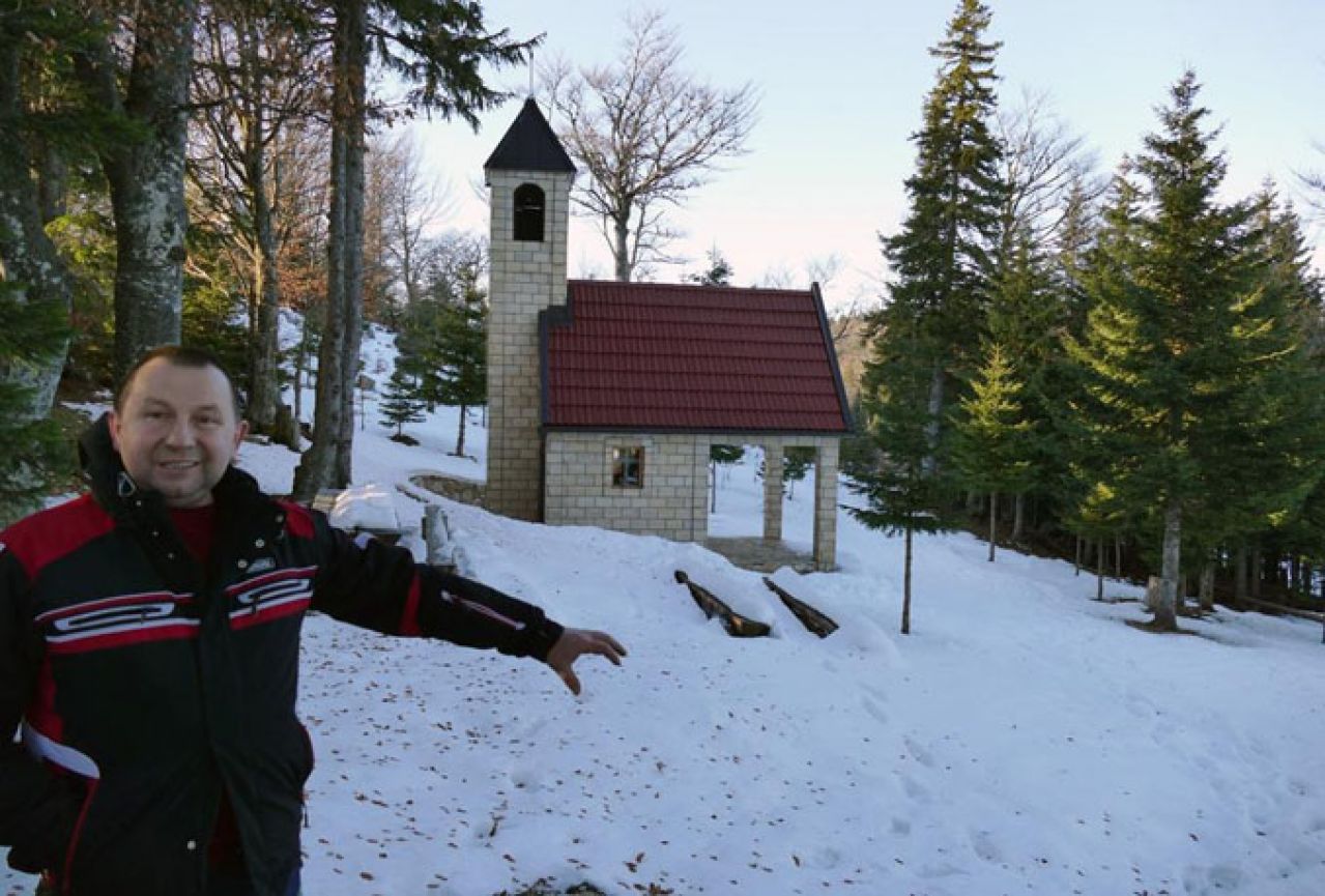 Uz pomoć mještana poduzetnik izgradio kapelicu Gospi Snježnoj