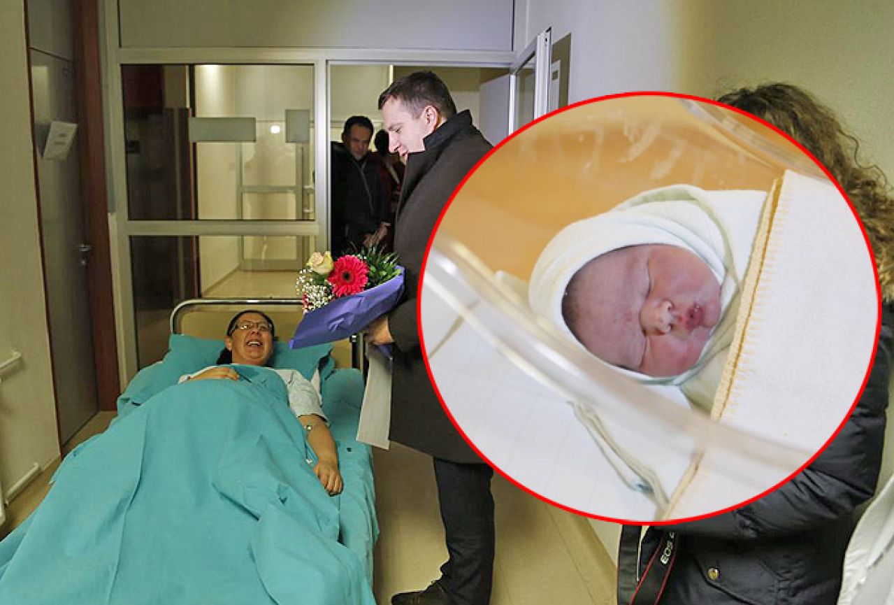 Dječak, prva beba rođena u Sarajevu u 2016. godini 