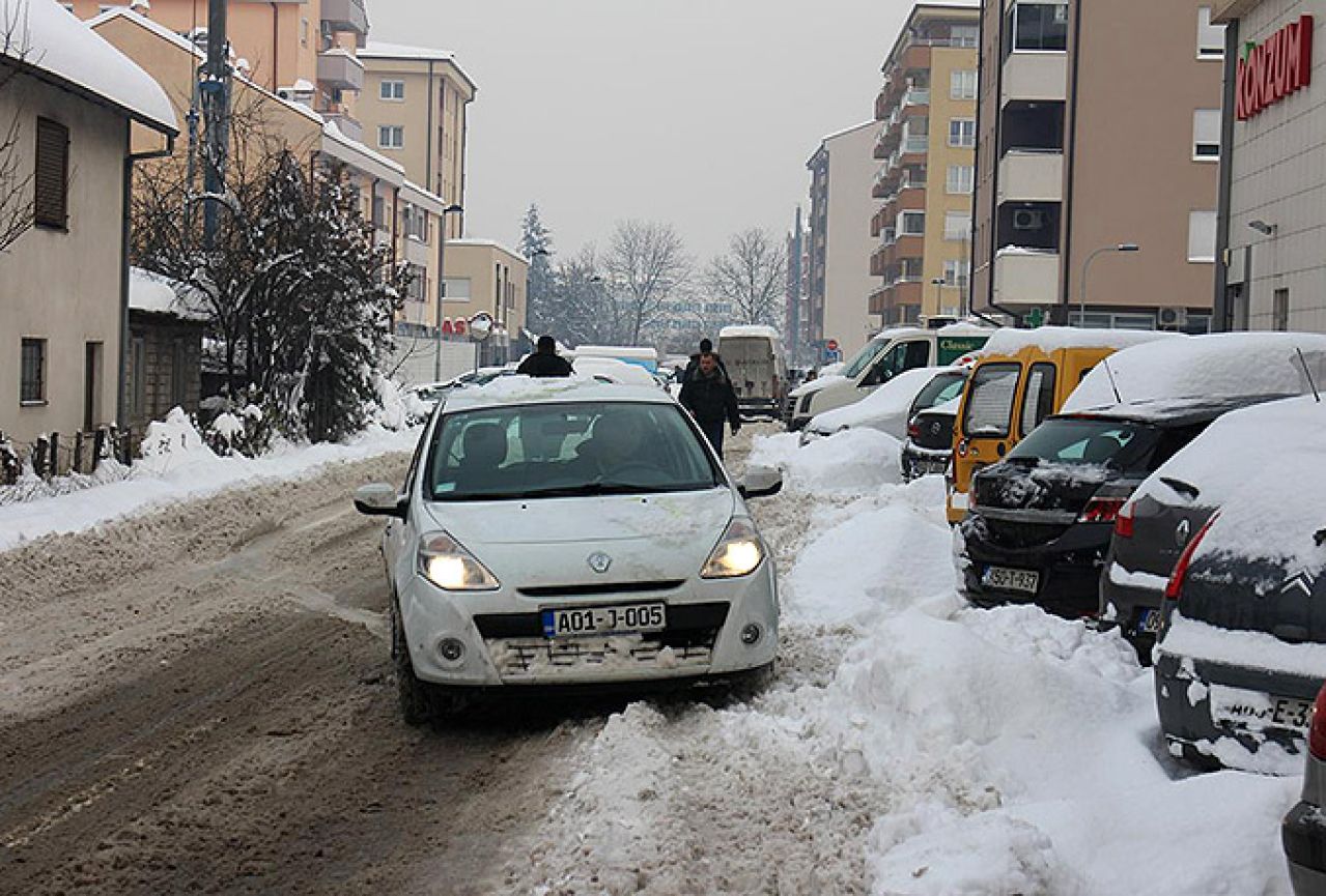 Novčane kazne za one koji ne čiste snijeg