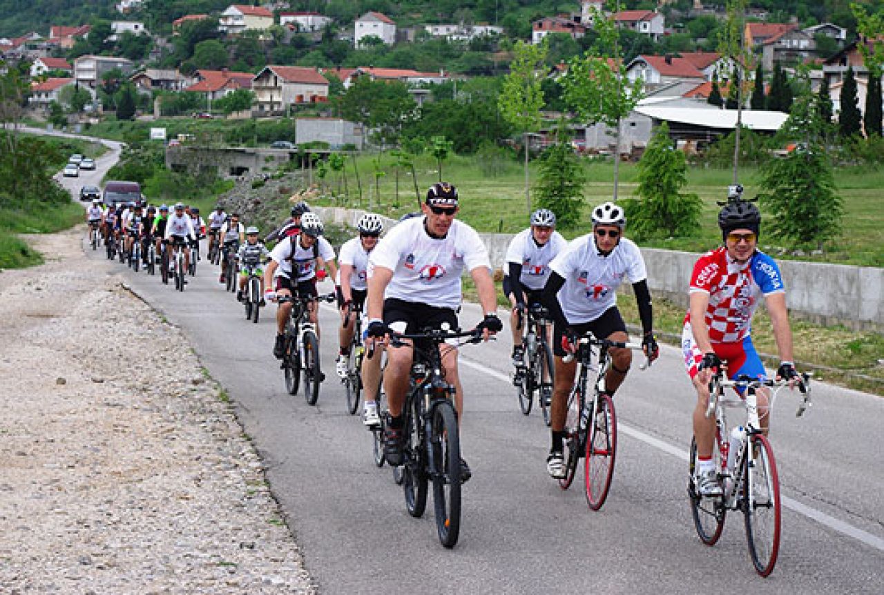 Biciklistička karavana prijateljstva Mostar - Vukovar stigla u Kiseljak