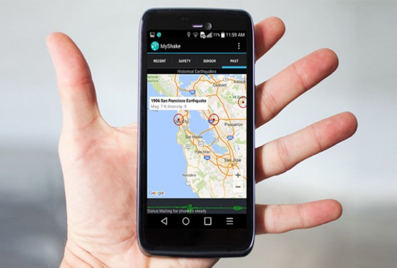 MyShake: Aplikacija za otkrivanje potresa