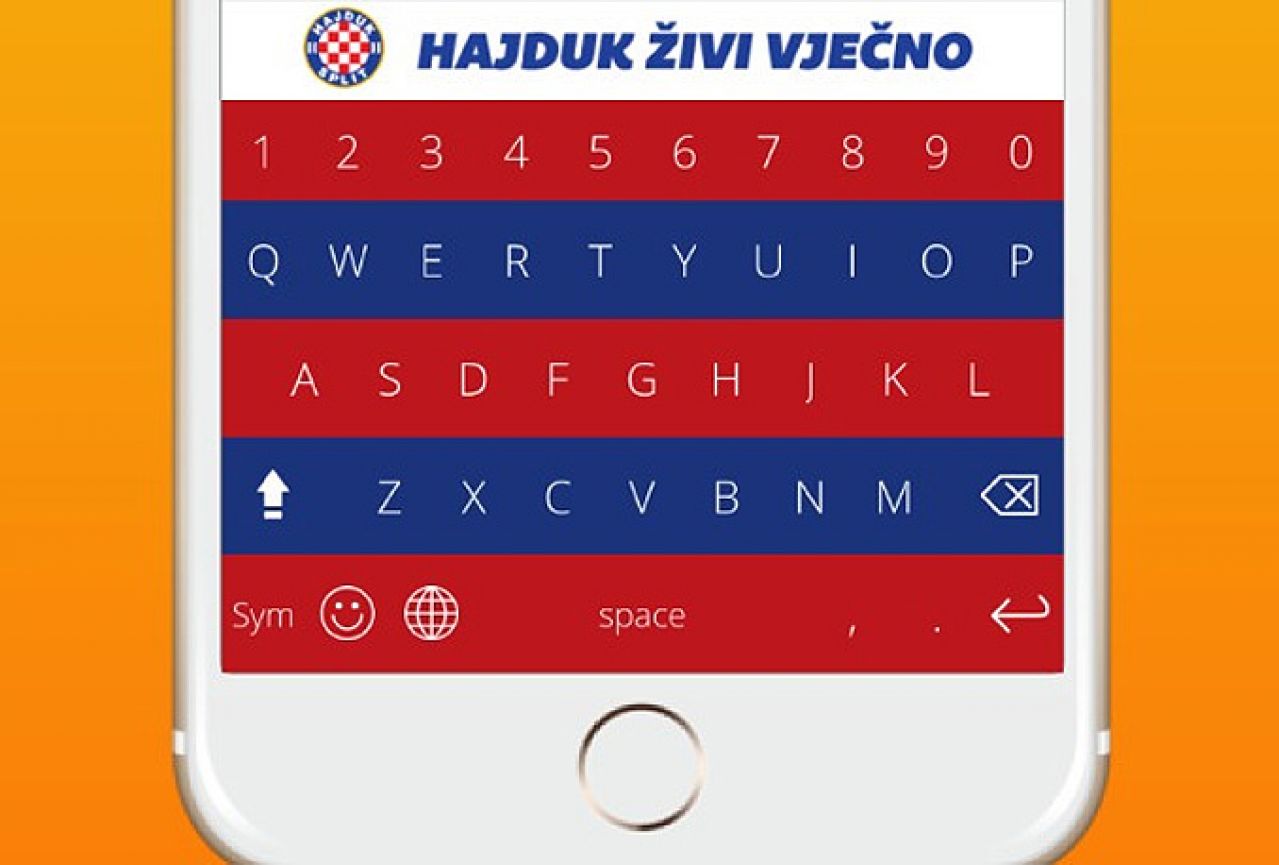 Predstavljena Hajdukova tipkovnica za mobilne telefone