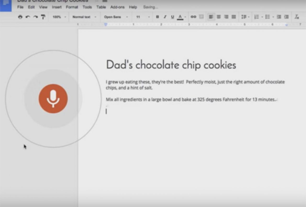 Google Docs sada omogućava obradu dokumenata putem glasa