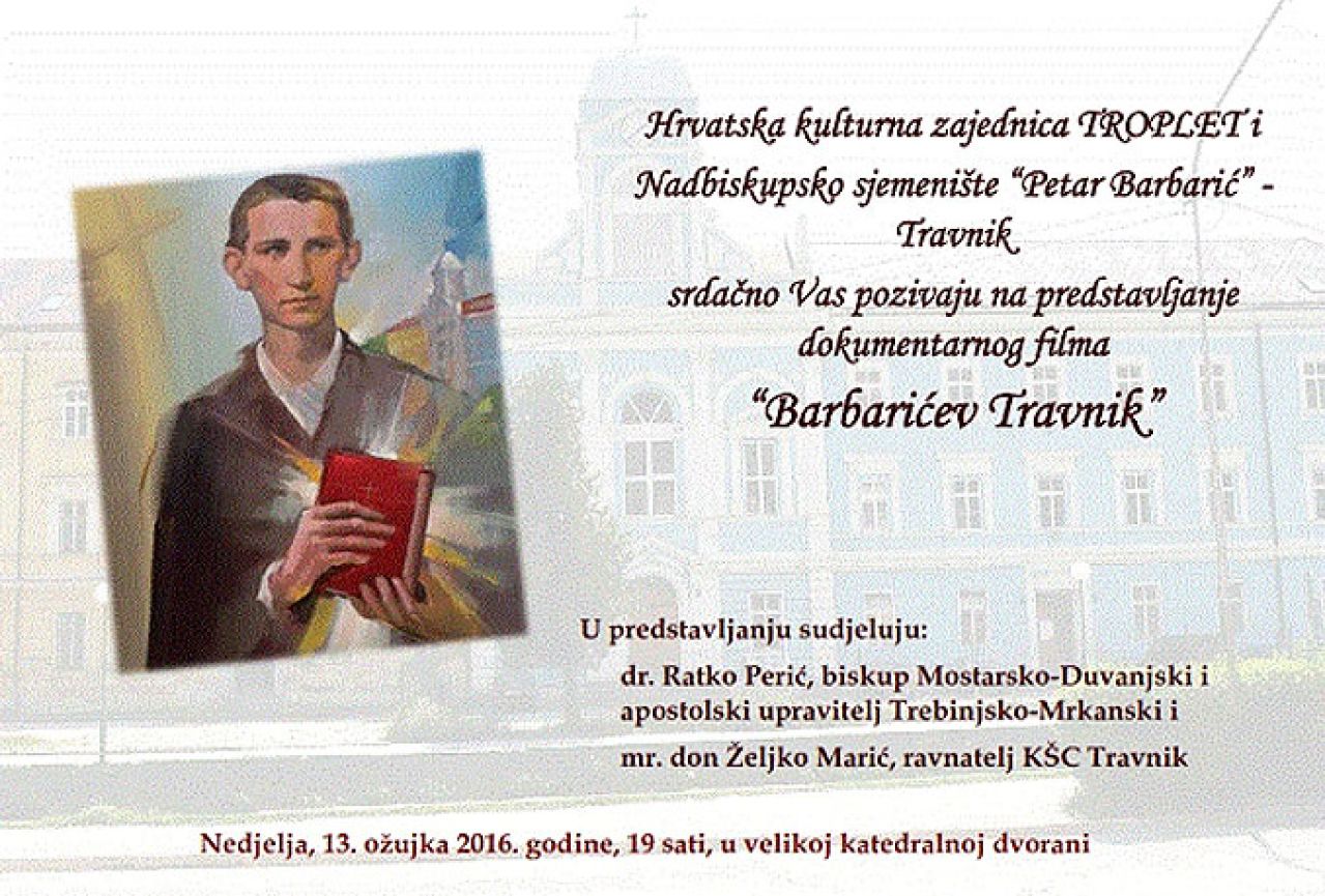 Predstavljanje filma ‘Barbarićev Travnik’