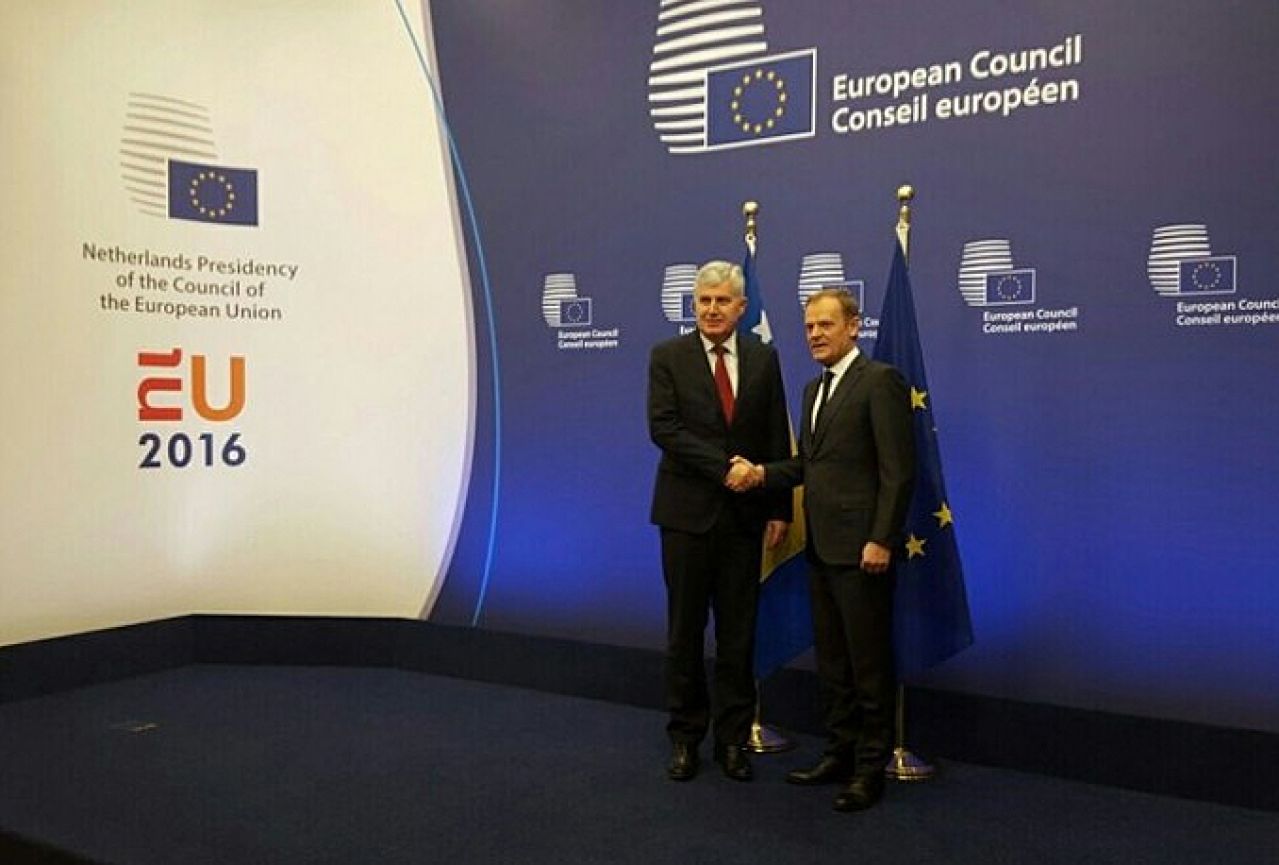 Čović s predsjednikom Europskog vijeća Donaldom Tuskom