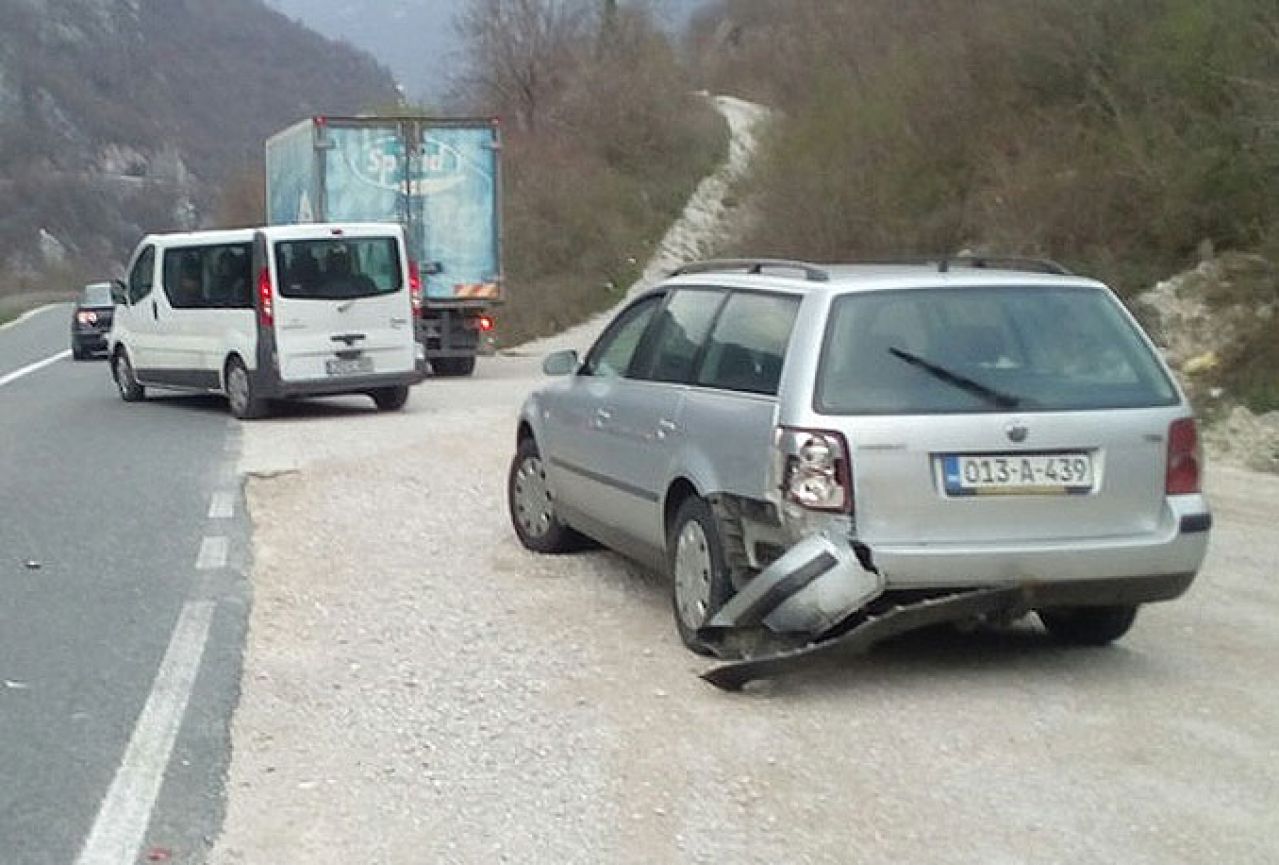 Sudar usporio promet između Mostara i Jablanice