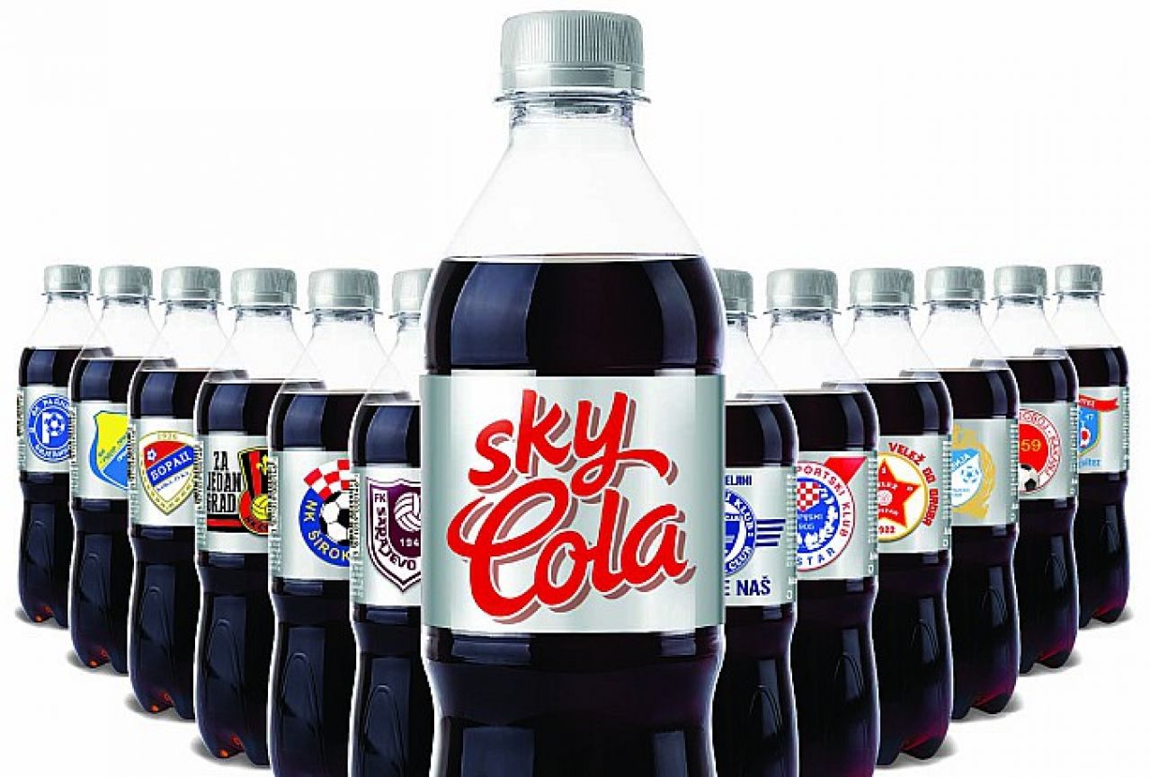 Sky Cola u novoj ambalaži domaćih nogometnih klubova