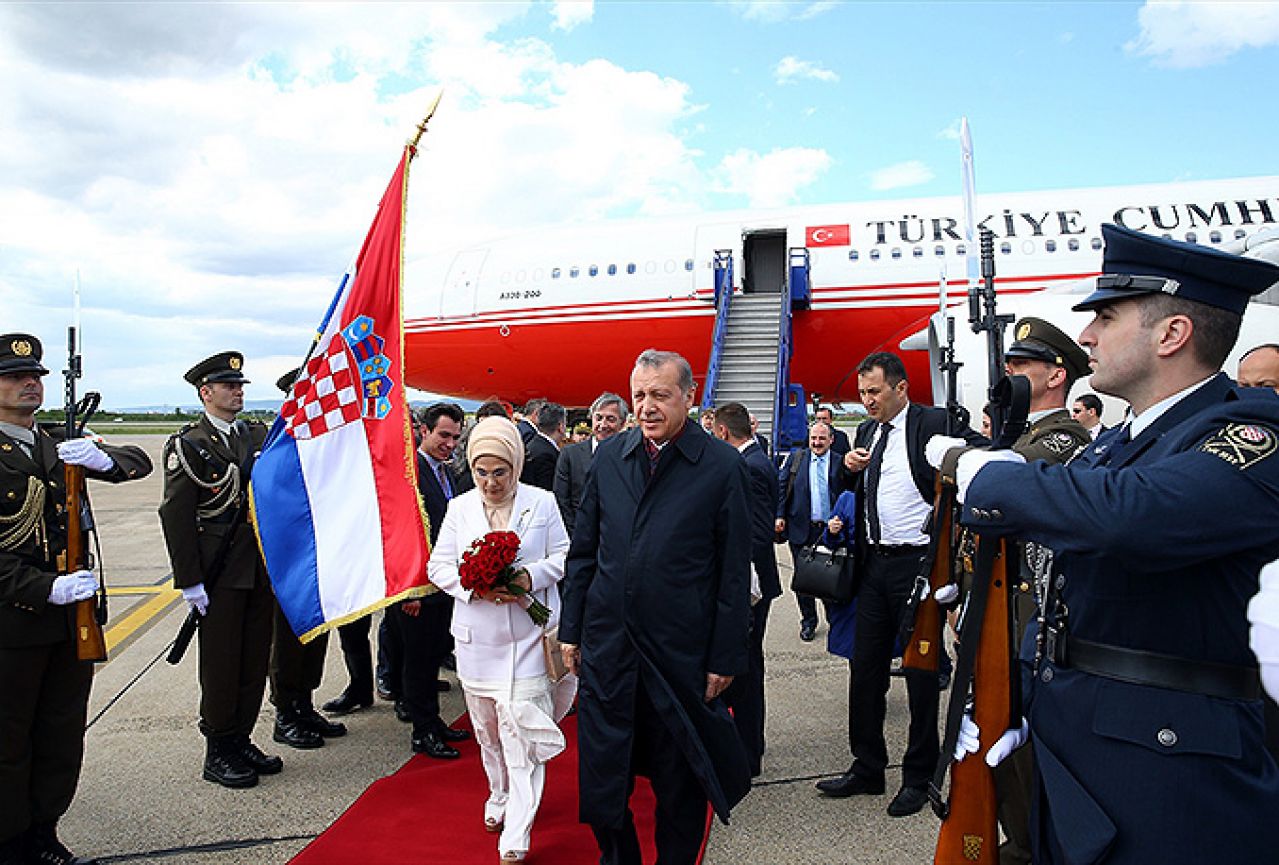 Recep Tayyip Erdogan u službenoj posjeti Hrvatskoj