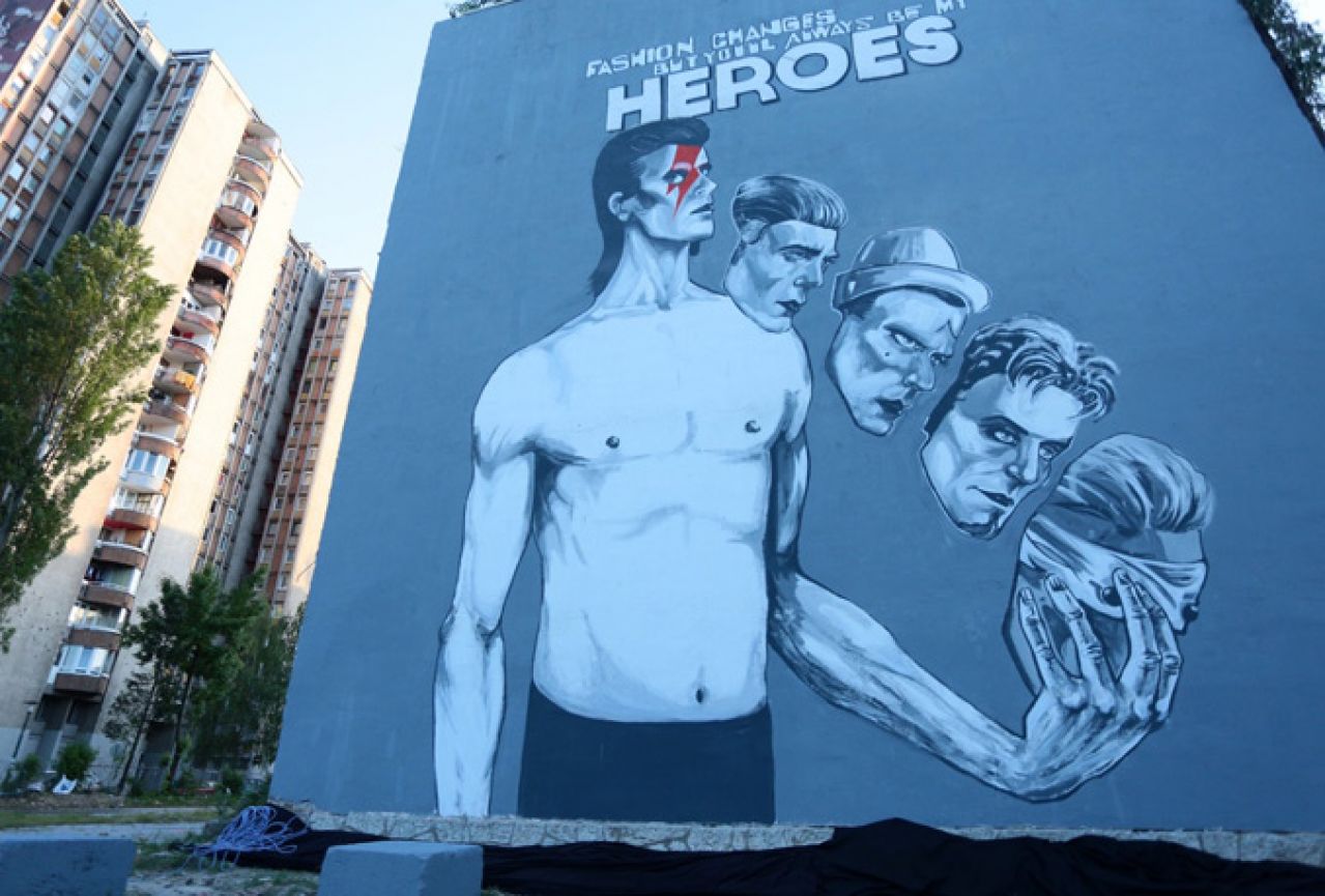 BiH dobila najveći svjetski mural posvećen Davidu Bowieu