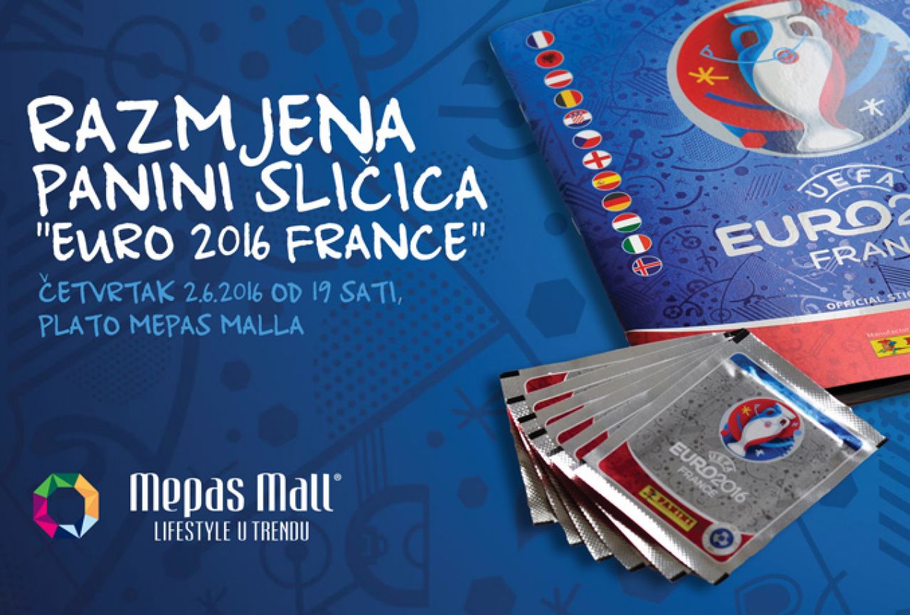 Razmjena Panini sličica EURO 2016. u Mepas Mallu