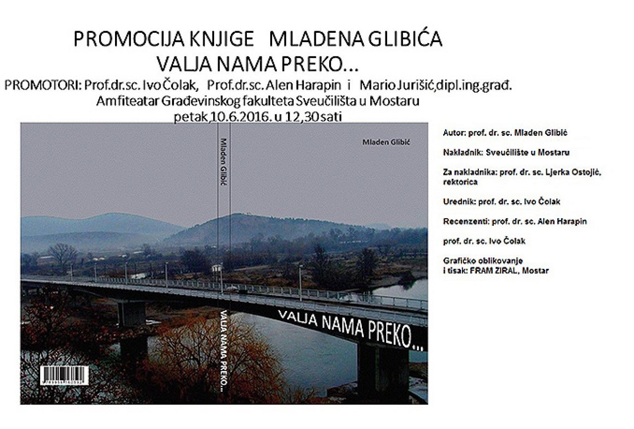 Promocija knjige Mladena Glibića ''Valja nama preko...'' 