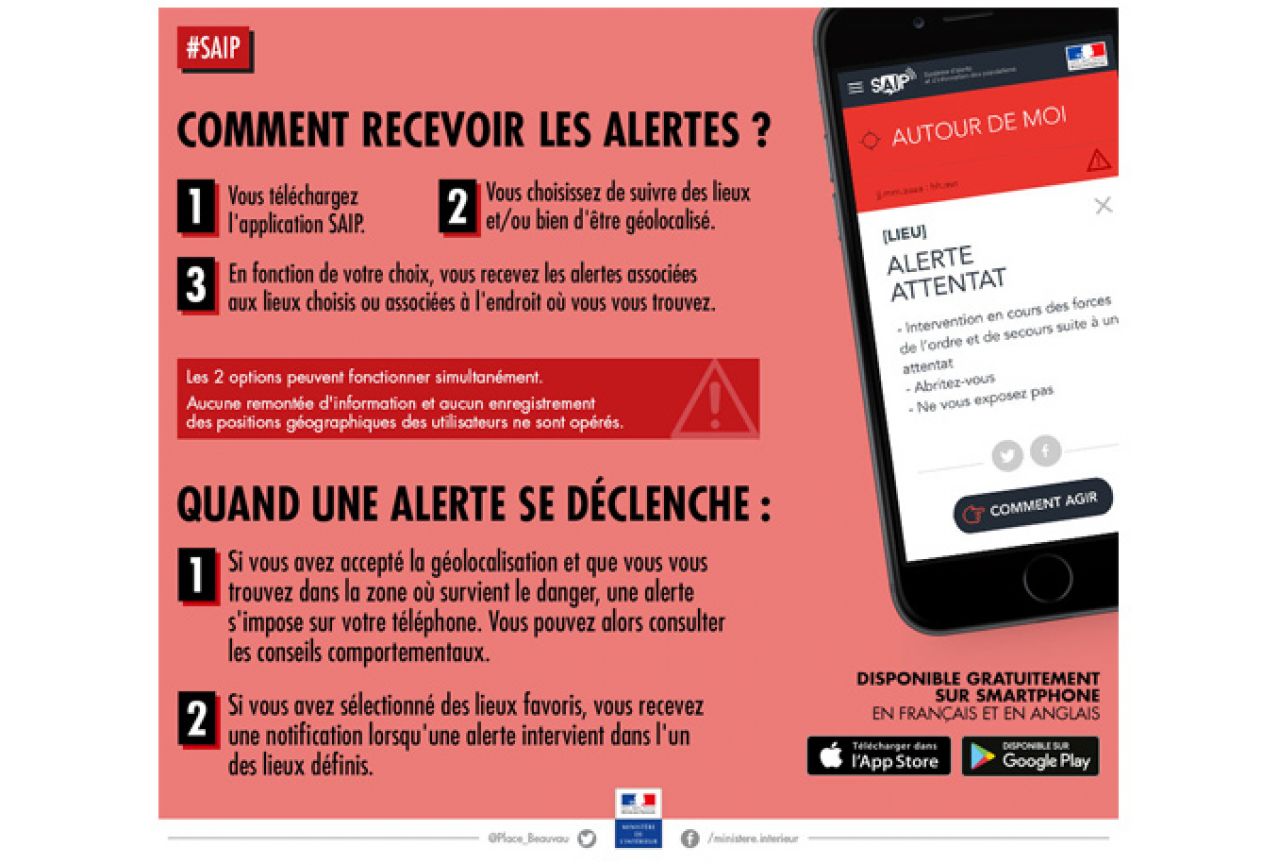 Francuzi napravili aplikaciju koja upozorava na atentat