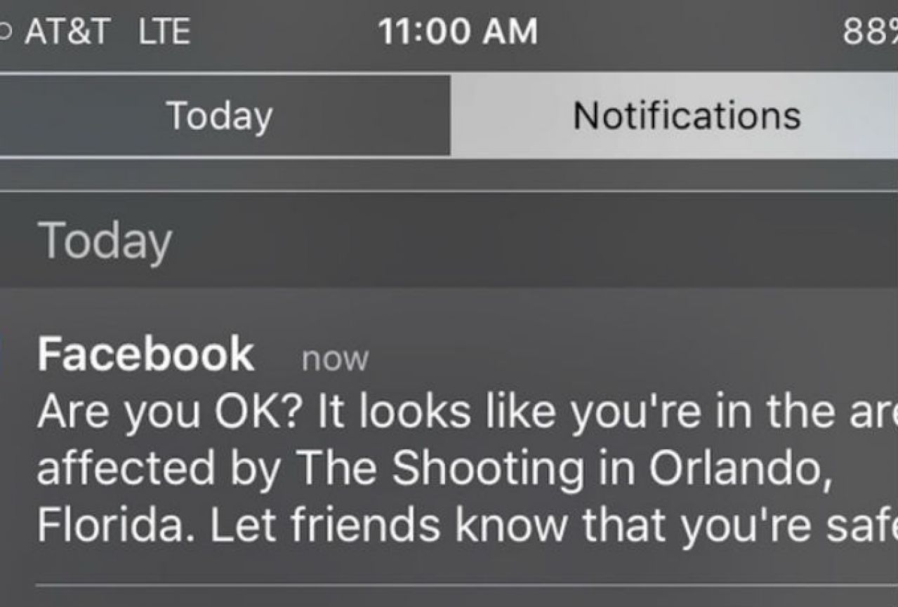Facebook zbog pokolja u Orlandu po prvi put uključio "Safety Check" 