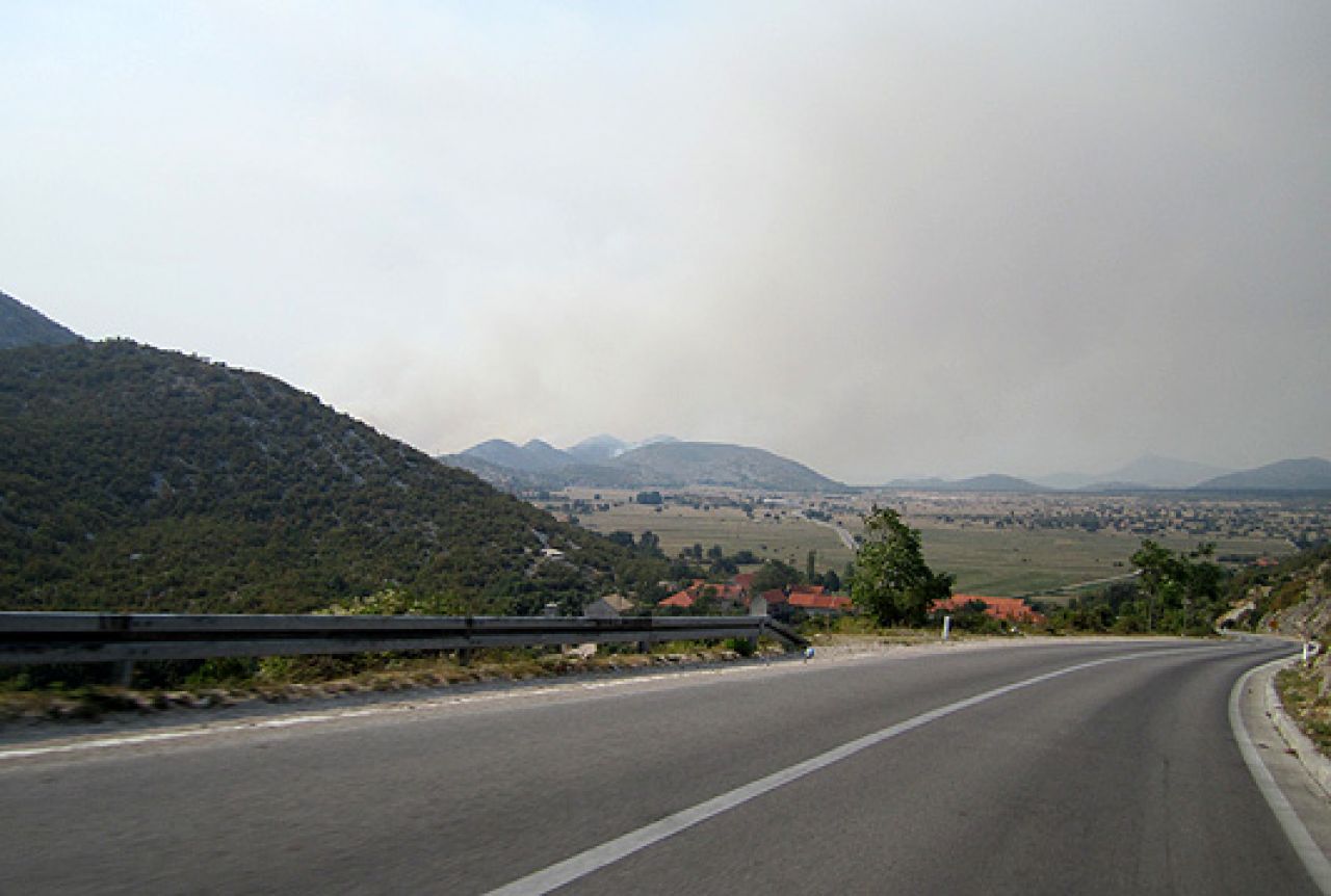 Veliki požar na području Trebinja, uzrok ljudski faktor