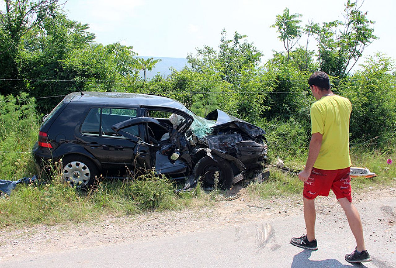 Sudar na južnom prilazu Mostaru: Velika šteta i jedna ozlijeđena osoba