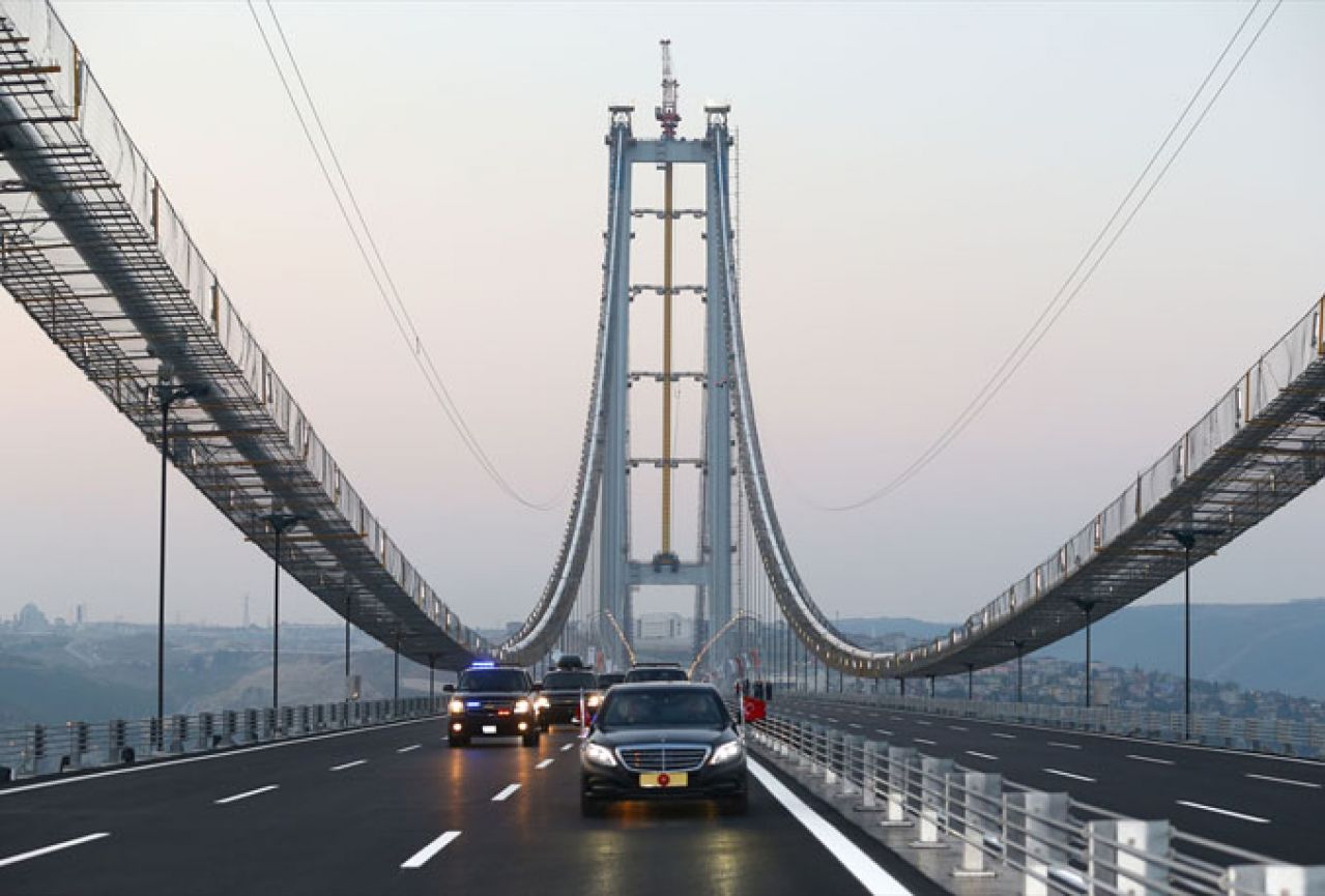 Otvoren turski 'Golden gate': Četvrti najveći viseći most na svijetu