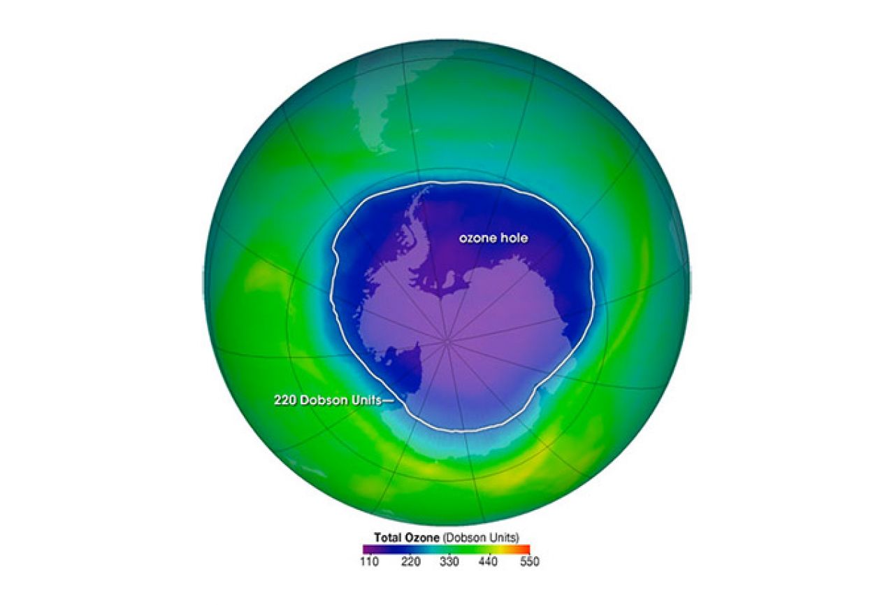 Ozonska rupa počinje zacjeljivati