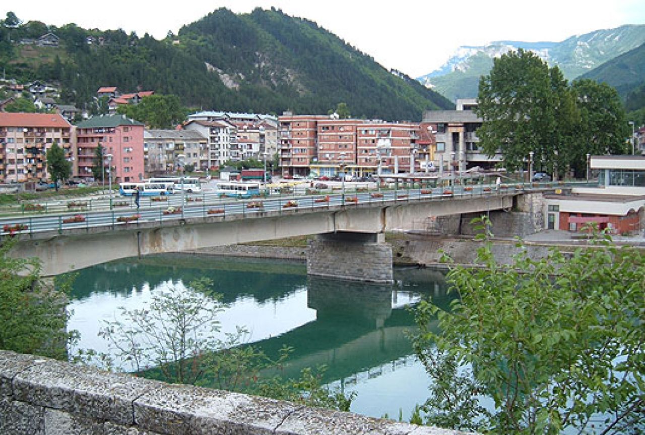 Konjic uz Tursku u noći Kadr