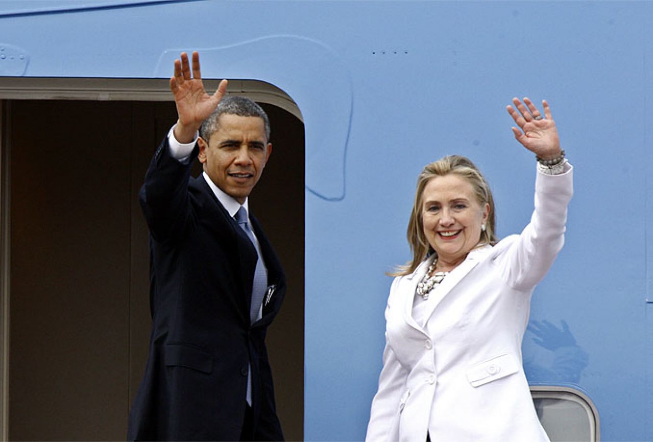 Obama i Clinton zajedno na skupu podrške