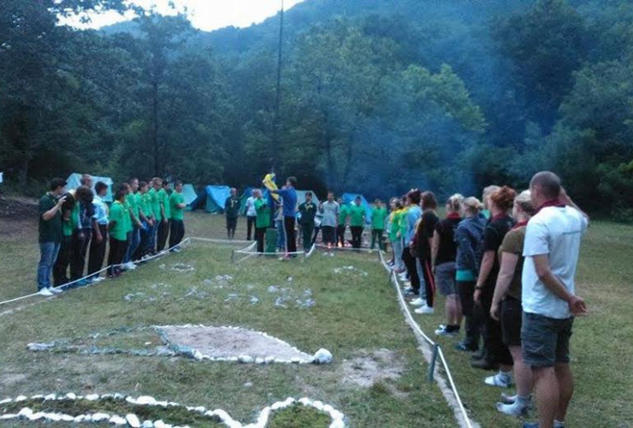 Druženje djece u kampu izviđača "Neretva" Konjic