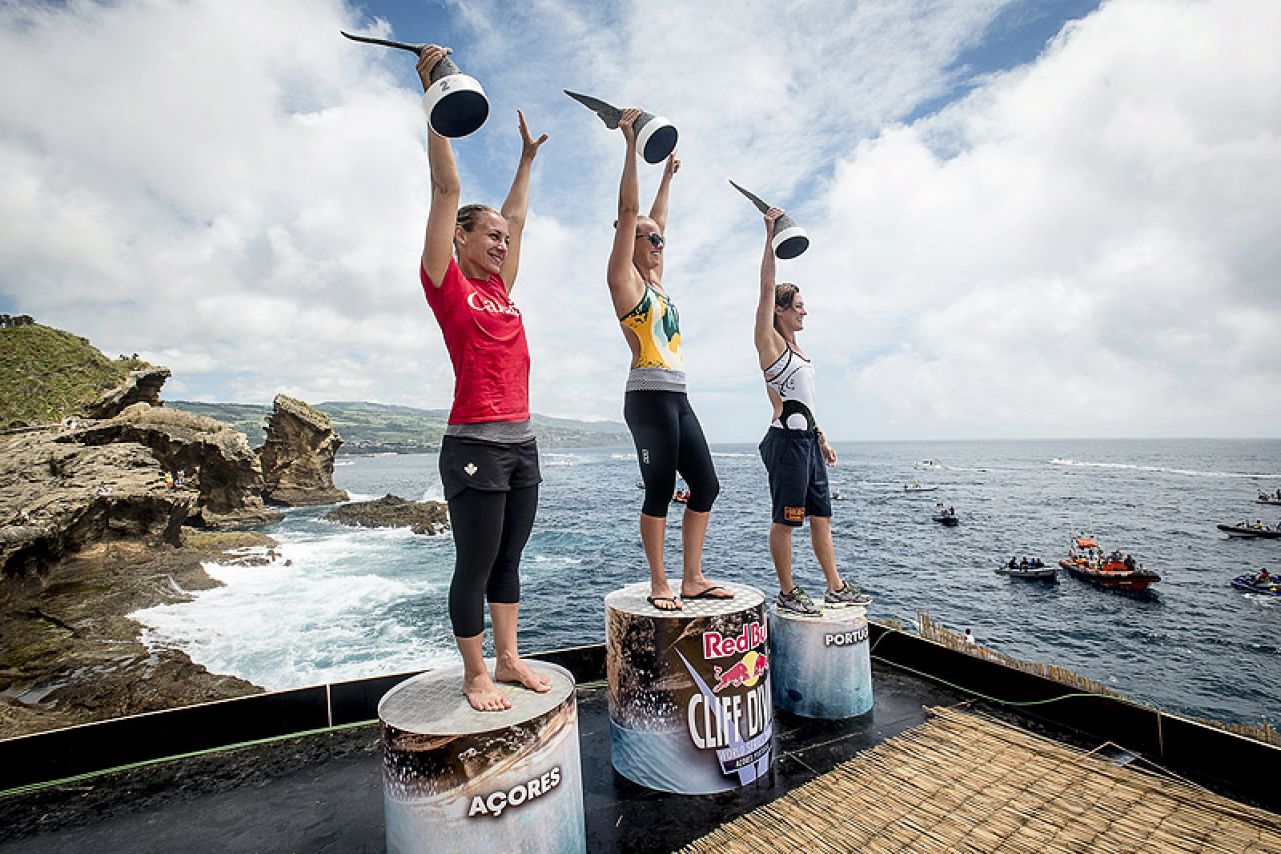 Red Bull Cliff Diving: Hunt i Ifflandova slavili na Azorima