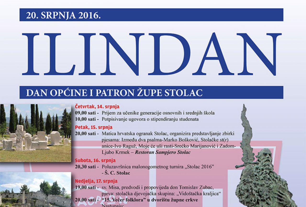 Najavljujemo Ilindanske svečanosti u Stocu 2016.