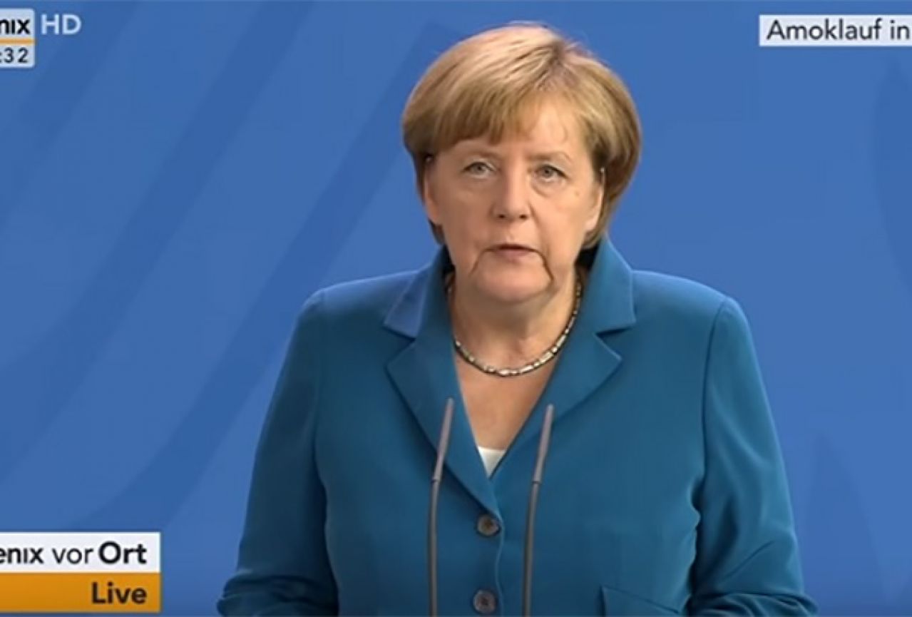 VIDEO | Merkel nakon pokolja u Muenchenu: Dijelimo vašu žalost 