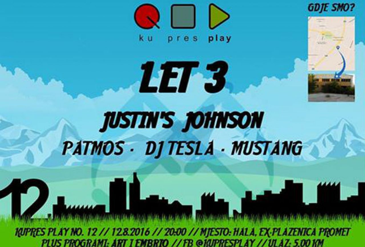Kupres play: LET 3 headlineri 12. izdanja festivala