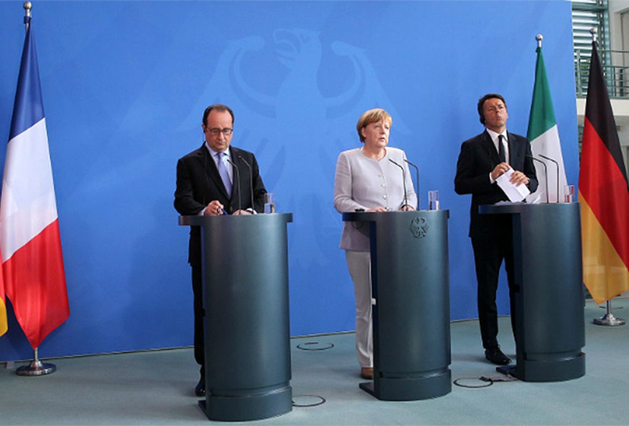 Italija, Francuska i Njemačka organizirale sastanak bez drugih članica EU