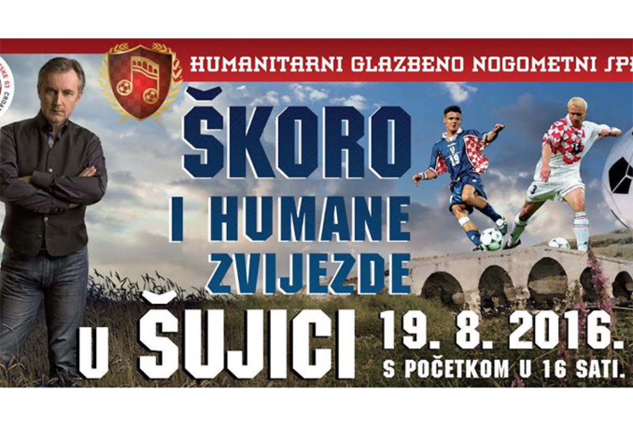U petak veliki humanitarno-nogometno-glazbeni spektakl u Šujici
