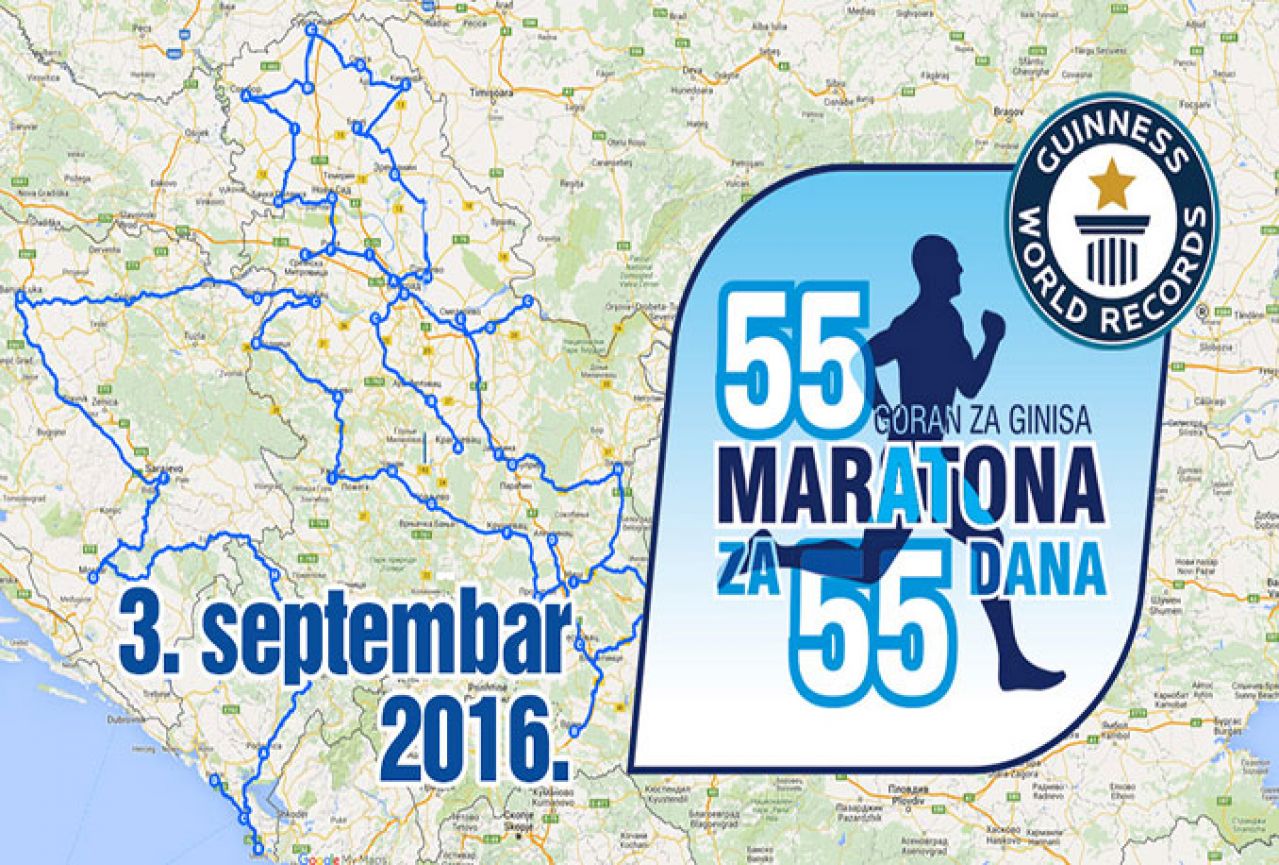 Projekt 55 maratona za 55 dana stiže i u Mostar
