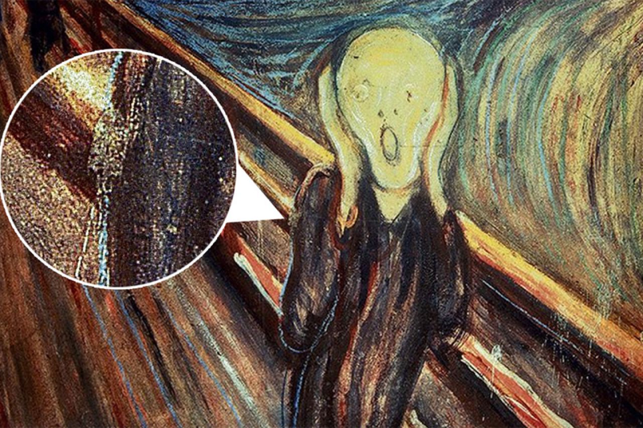Konačno riješena zagonetka mrlje na Munchovoj slici