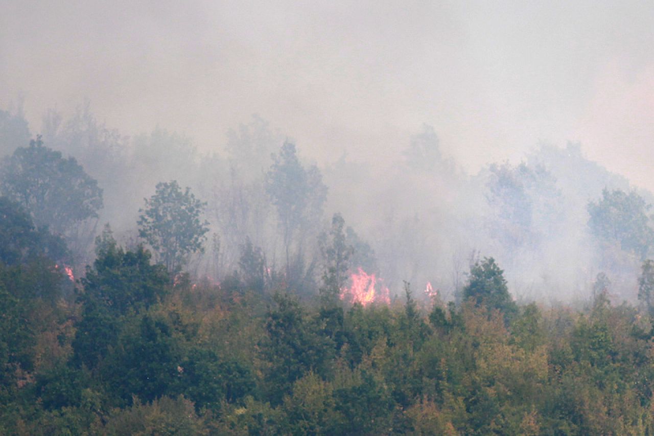 Požar u Turčinovićima ugašen, brdo iznad Lisa nepristupačno