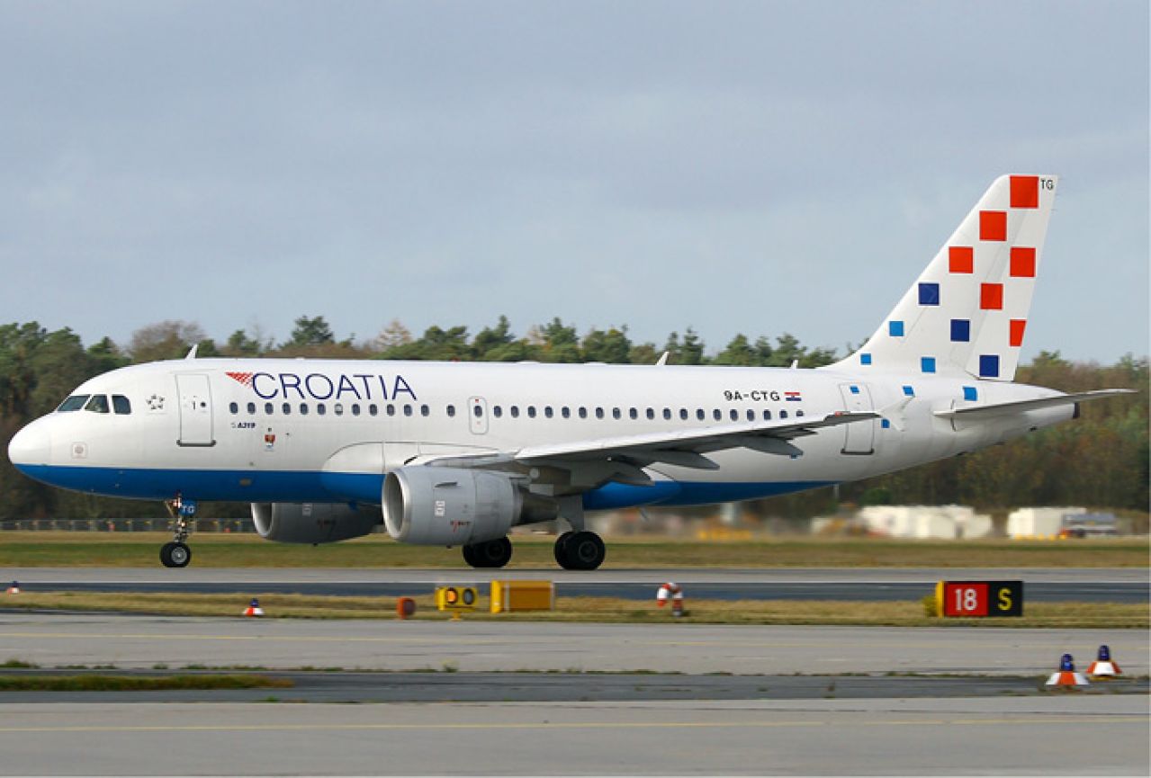 Zrakoplov Croatia Airlinesa s puta za Frankfurt vraćen u Zagreb