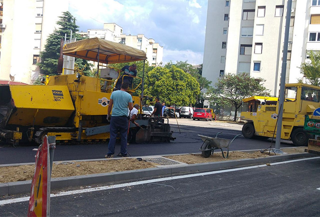 Mostar: Novi sloj asfalta za završetak kružnog toka