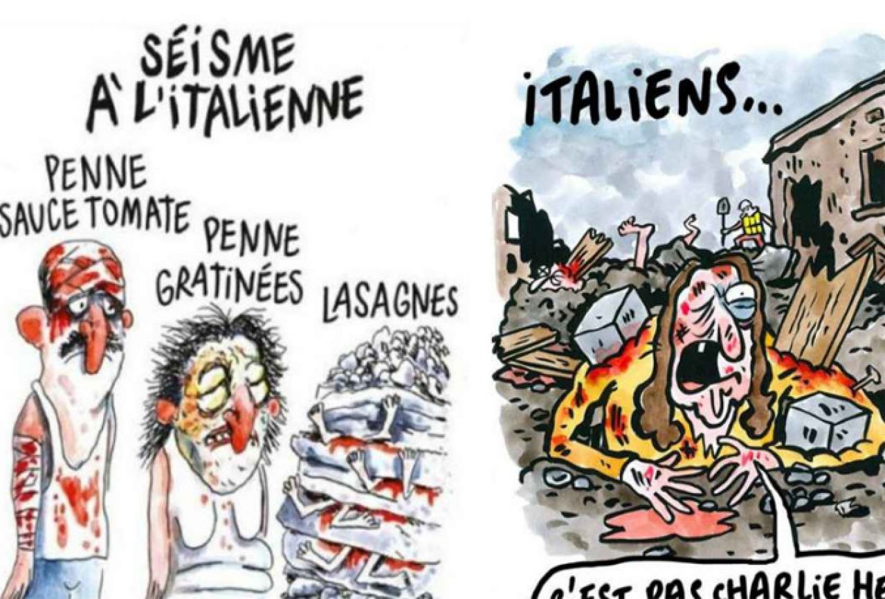 Talijanski grad pogođen zemljotresom želi tužiti magazin ''Charlie Hebdo''