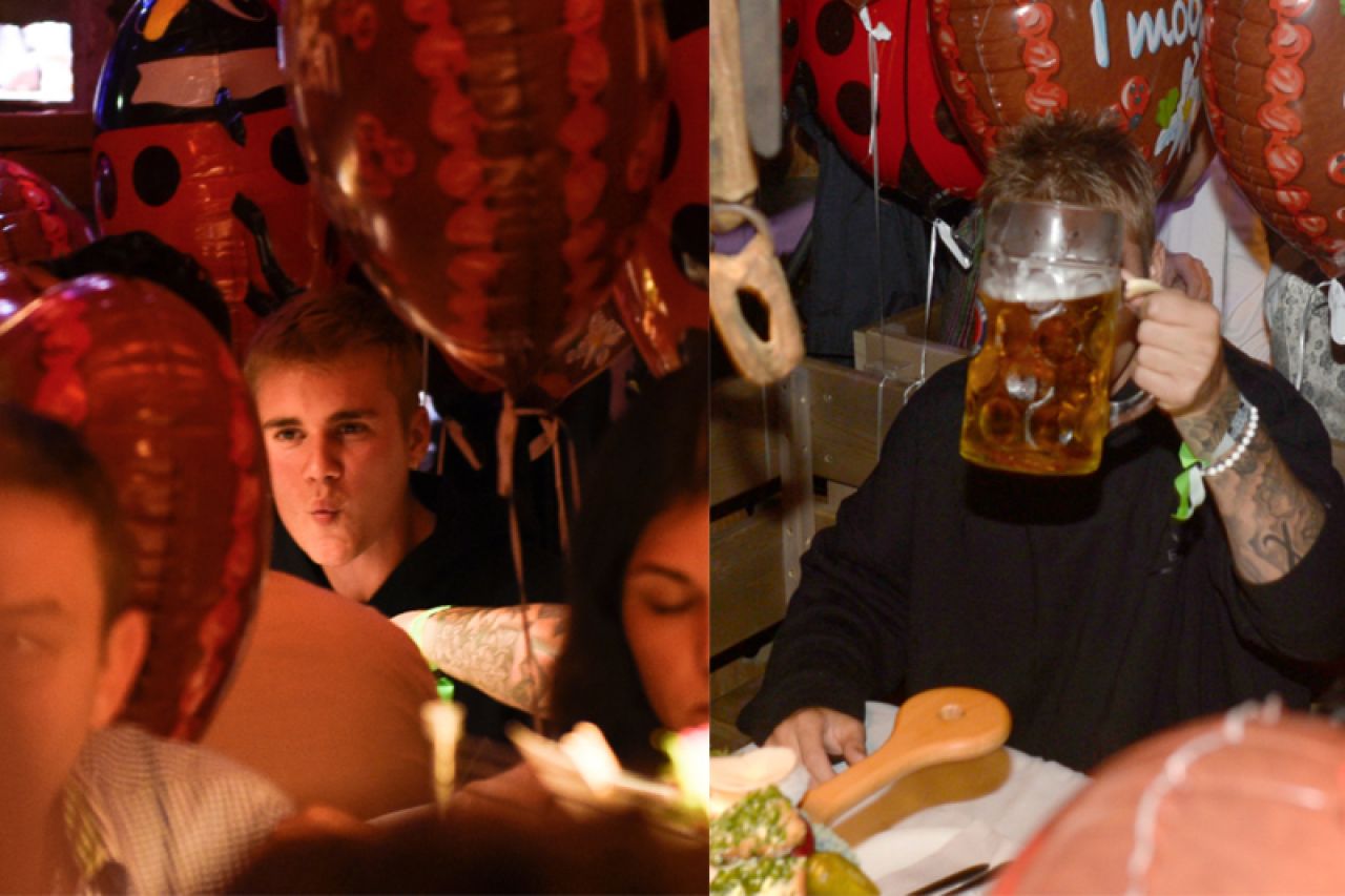 Bieberov Oktoberfest: Samo da popijem još jednu s nogu