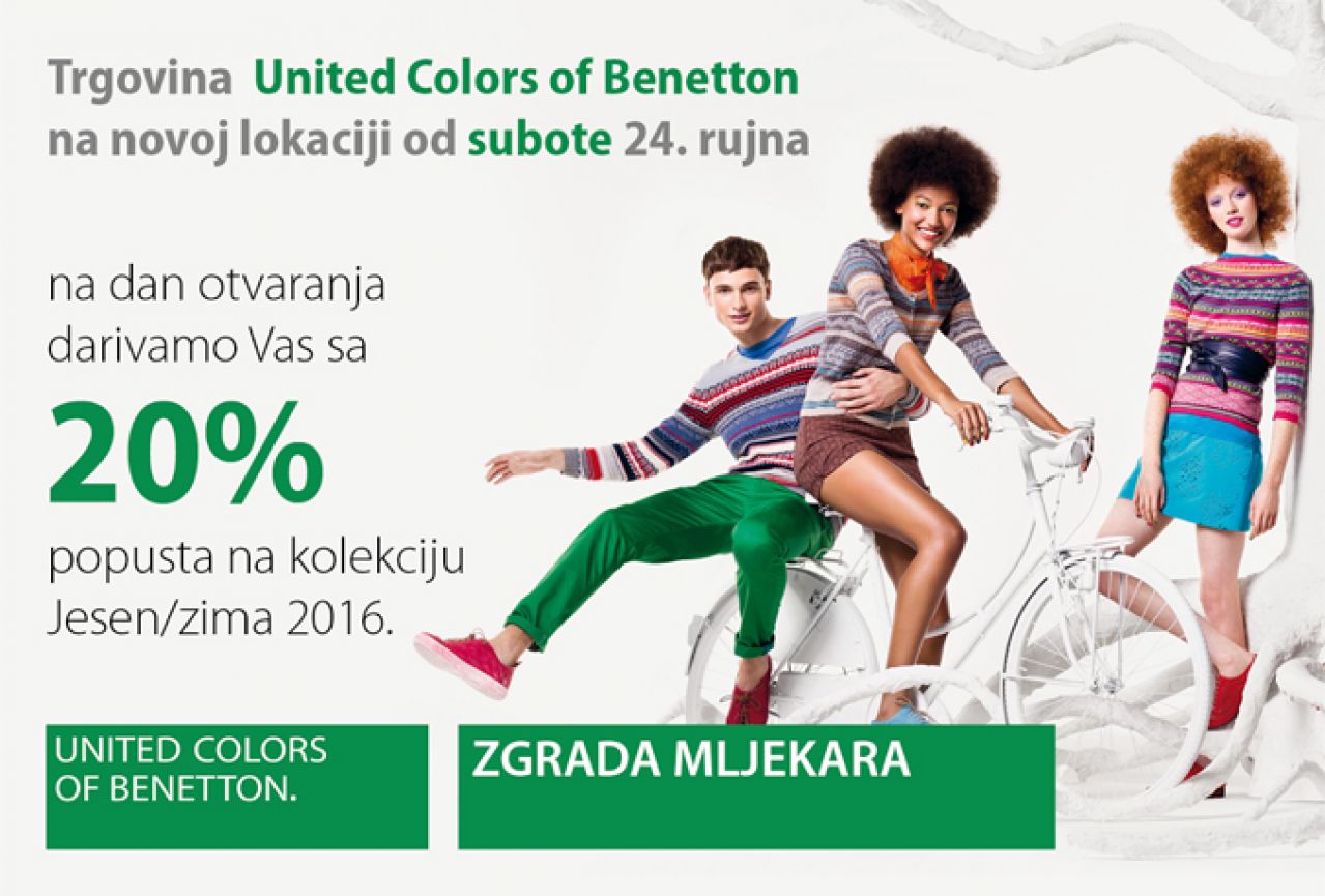 Benetton u Mostaru na novoj adresi