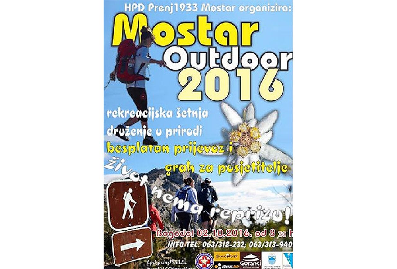 Pridružite se planinarskom druženju “Mostar Outdoor” 